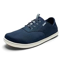 OLUKAI Nohea Moku Men's No Tie Boat Shoes, Breathable & Quick Dry Mesh, Effortless Design & Barefoot Wearability, All-Day Comfort & Support