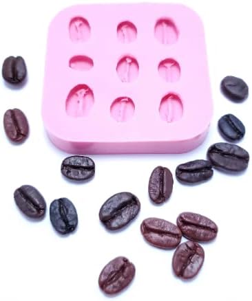 Coffee beans (Real size coffee beans) Silicone mold