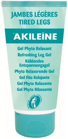 AKILEINE Refreshing Leg Gel 150ml for Tired Legs | Muscle Soreness Gel | Reduces Swelling | Circulation Aid | Leg Relief
