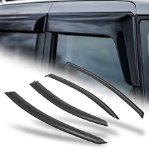 M-AUTO Window Visor Shade Compatible with 98-04 Chrysler 300M, 98-04 Chrysler Concorde, 99-01 Chrysler LHS, Tape-On Rain Guards Shields, 4 PCs