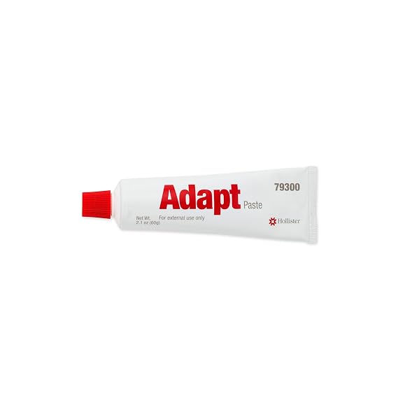 Hollister 79300 Adapt Skin Barrer Paste, 2.1 oz Tube, 2 Pack Ostomy Paste, Ostomy Supplies, Prevent Ostomy Leakage.
