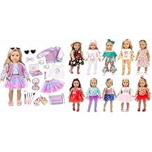 18 Inch American Doll Makeup Accessories and Clothes