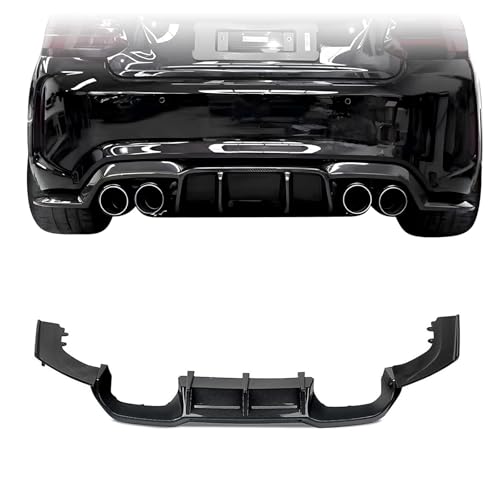 Rear Diffuser Lip, Compatible with BMW 2 Series F87 M2 2016-2019, Rear Bumper Diffuser SpoilerCarbon look