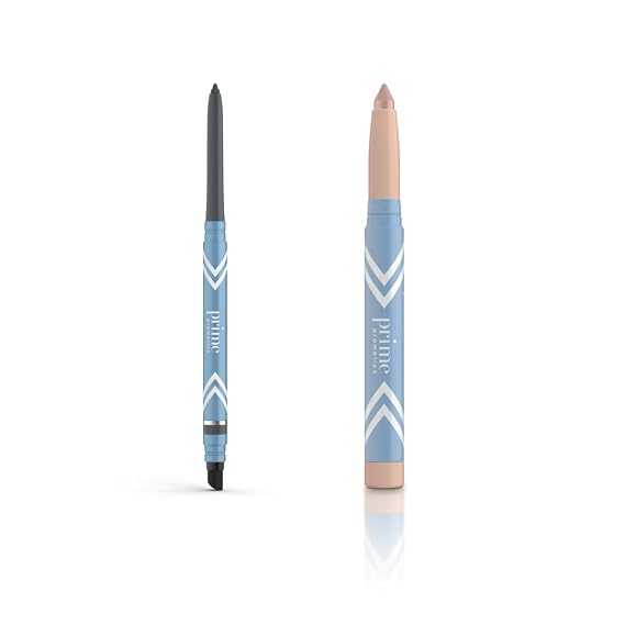 PRIME PROMETICS PrimeEyes Glide Eyeliner (smoky) + PrimeEyes Brightener (estrella)