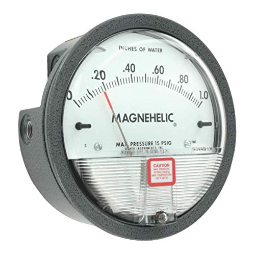 Dwyer Magnehelic Differential Pressure Gage, 2010,: 0-10" w.c.