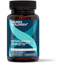 Neurobiologix Methylation Complete, B Complex, Methylfolate, 30 Tablets | Chewable, Vitamin B12 & B6, Daily Energy, for Kids & Adults, Gluten-Free, Pack of 1