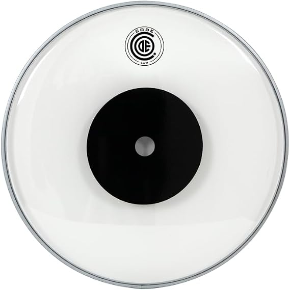 Code Law Series Clear 13" Drumhead w/Donut