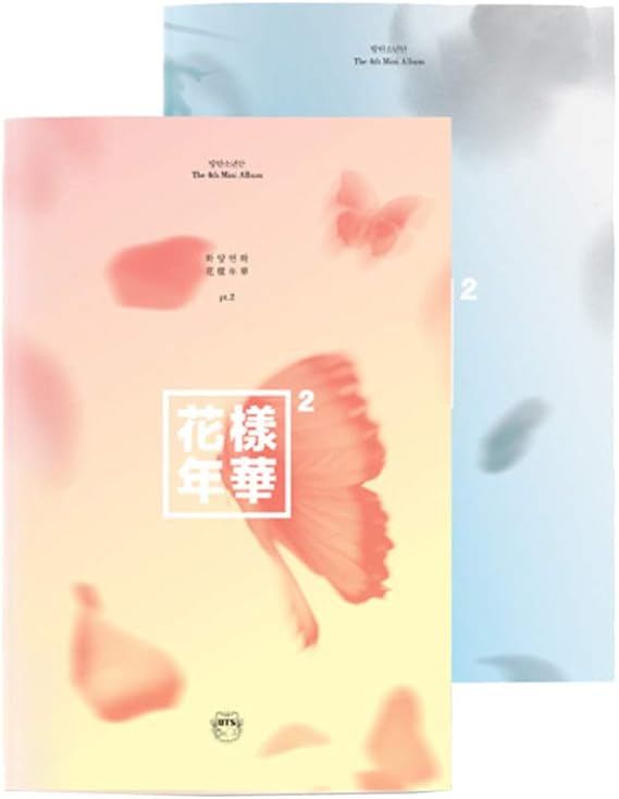 Bangtan Boys BTS 4th Mini Album in The Mood for Love PT.2 Incl. One Random Acrylic Photocard All PeachBlue