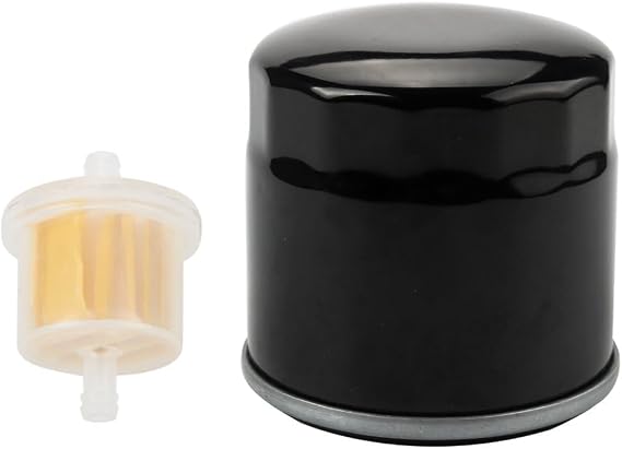 120-4276 136-7848 Oil Filter with Fuel Filter for Toro V-Twin Engine Timecutter SS5000 ZS SW SS MX SWX HD Zero Turn Mower 127-9222 Oil Filter
