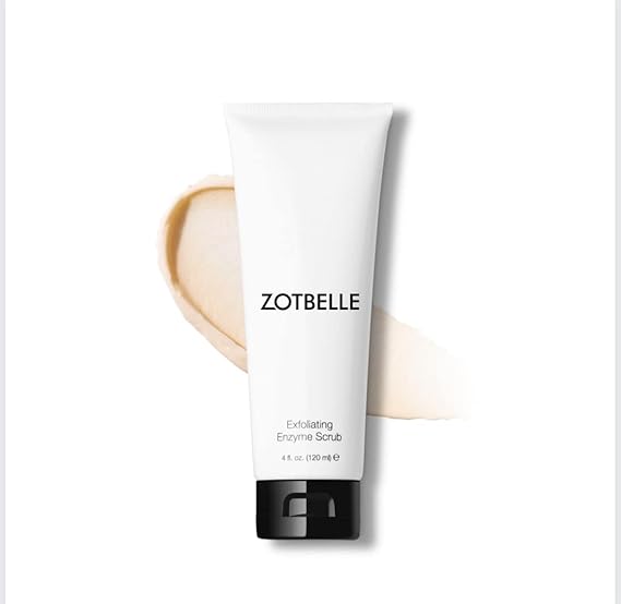 ZOTBELLE EXFOLIATING ENZYME SCRUB Perfect to Remove Residual Dead Skin Cells and Particles from the Face, Through Gentle Exfoliation with Jojoba Esters.