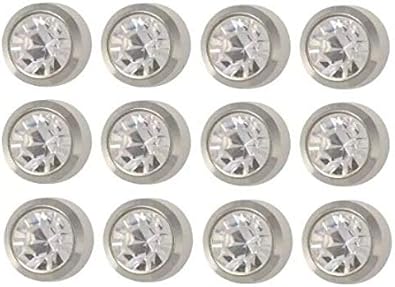 Studex Stainless Steel Bezel Setting with 3MM April Crystal Ear Piercing Stud (Dozen)