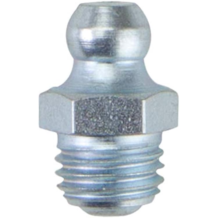 Groz 46035 18 Straight Grease Fitting, 27 Pipe Threads PTF, 10-pack