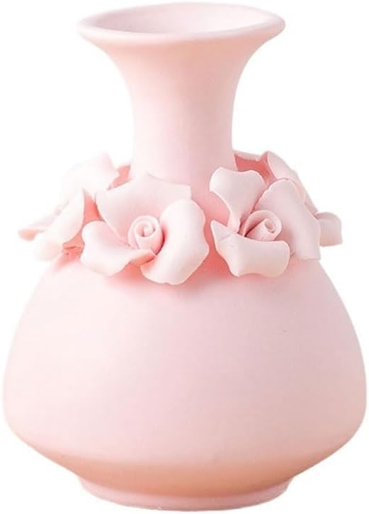 Vases for Flowers Simplicity Creative Ceramic Vase Home Living Room Flower Arrangement Entrance Ornaments Chinese Vases for Decor Flower Vases Decorative(B)