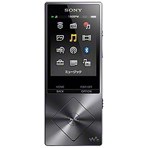 SONY Walkman A20 series, high res audio compatible, 2015 model, charcoal black,g