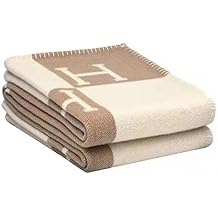 SWZEC Stylish Blanket (Khaki,130 * 180 CM)
