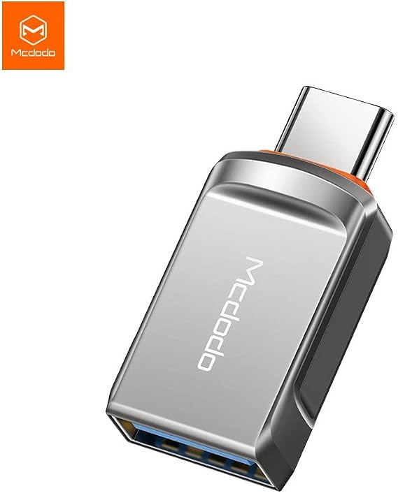 Mcdodo OT-8730 Usb To Type-C Çevirici Soket Converter Gri