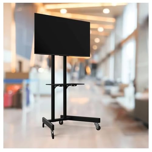 ALPIN Home Type Living Room, Living Room, Balcony and Meeting Room Wheeled Metal Stand TVFair StandUnit 40 inches - 75 inches