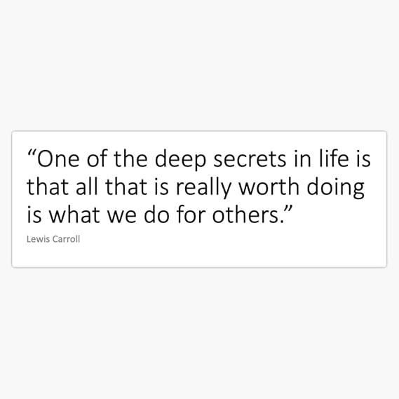 Magnet Lewis Carroll - One Of The Deep Secrets Magnetic Vinyl Sticker 5"