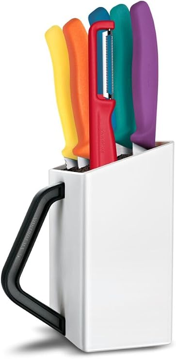 Victorinox 6.7126.6C1 Swiss Classic 6li Soyma Bıçağı Blok Set, Renkli
