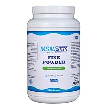 KALA HEALTH MSMPure Fast Dissolving Fine MSM Powder Crystals US-Made MSM for Joint Health, Skin Appearance, and Hair & Nail Support 5 lb, Organic Sulfur