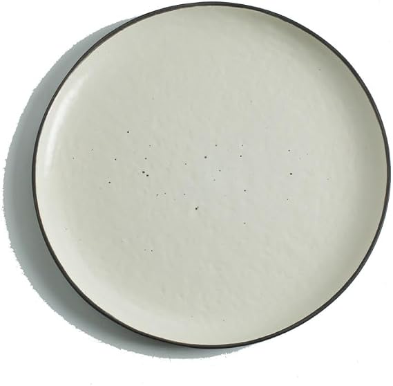 Plates for Kitchen Ceramic Western Food Plate Steak Plate Flat Plate Vegetable Plate Cake Dessert Breakfast Plate Plate for Eating