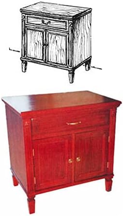 Project Paper Plan to Build Modern End Table - Material Not Included