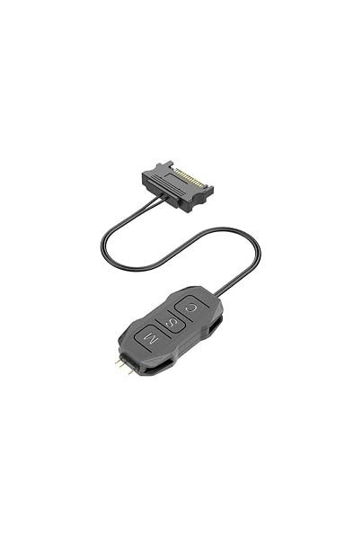 ARGB Kontrolcü 5v 3 Pin - SATA Siyah RENK ARGB Dönüştürücü RGB Denetleyici Kablo