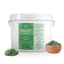 The Midwest Sea Salt Company - Exfoliating Spirulina Scrub - 128oz - Chamomile - Exfoliating Body Scrub