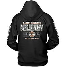Harley-Davidson Military, Custom Military Overseas Tour, Epic Collage, Mens Hoodie