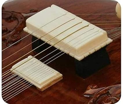 Professional Handmade Camel Bone Bridge set Main and Tarabh For Sitar