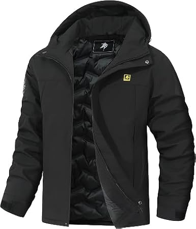 YYCABGTI Men's Warm Winter Coats Waterproof Ski Jacket Windproof Snow Coat