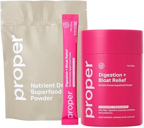 Proper, The Pinks Digestion and Bloat Relief - Stickpack + Jar Bundle