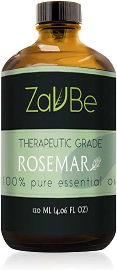 MABUA Rosemary Oil (Rosmarinus officinalis) 100% Pure, Natural, Therapeutic Grade 120 mL (4 oz)