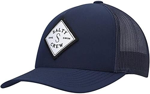 Salty Crew Sealine Retro Trucker Hat - Unisex Adjustable Baseball Hat for Adults - Premium Cotton