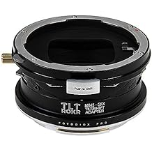 Fotodiox Pro - Tilt/Shift Lens Mount Adapter Compatible with Mamiya 645 (M645) Mount Lenses to Fujifilm Fuji G-Mount GFX Mirrorless Camera Body, (M645-GFX-TLTROKR)