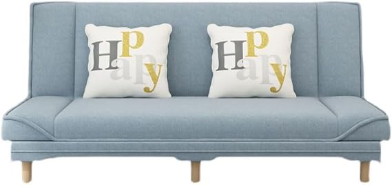 Small Sofa Fabric Sofa Foldable Multifunctional Simple Small Apartment Living Room Rental Lazy Sofa Bed Dual Use Small Couch for Bedroom