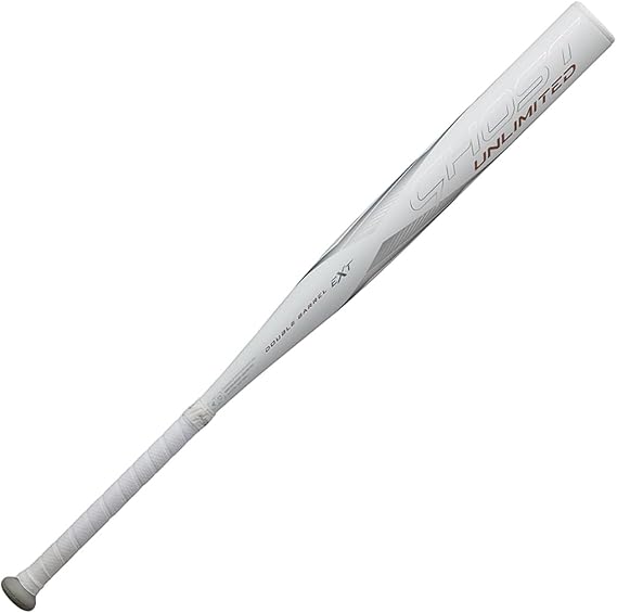Easton Easton Baseball Bat for Adults, Softball, Rubber 3 Number, Ghost Unlimited GHOST UNLIMITED 1 Piece Carbon FPJ23GHUL10 White