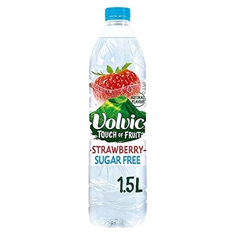 Volvic Sugar Free Touch of Fruit Strawberry - 1.5L (52.79 fl oz)