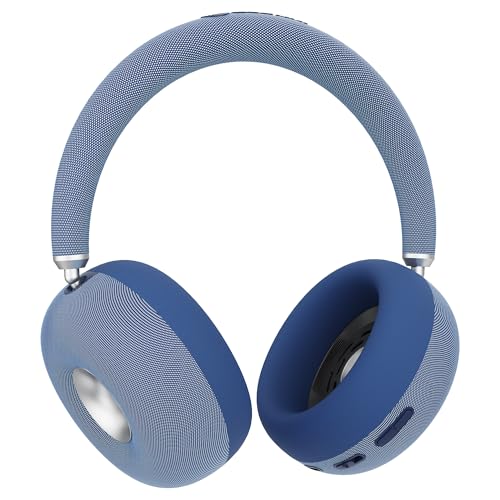 BUGANI AirCore Open-Ear Wireless Headphones: Bluetooth 5.3 Over-Ear Headset with Removable Noise-Canceling Ear Caps, Dual-Driver HiFi Sound, 27H Battery Life Comfortable Fit, Type-C Fast Charging