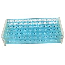 50 Positions Plastic Test Tube Stand Bracket Rack Detachable Centrifuge Tube Rack (16mm Hole)