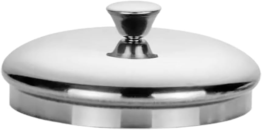 VOSAREA Tea Mug Lid, Top Tea Kettle Lid Replacement Stainless Steel Teapot Cap Cover Whistling Tea Kettle Knob Sounding Kettle Lid for Universal Cup Lid 10cm, 10.50X10.50X3.30CM