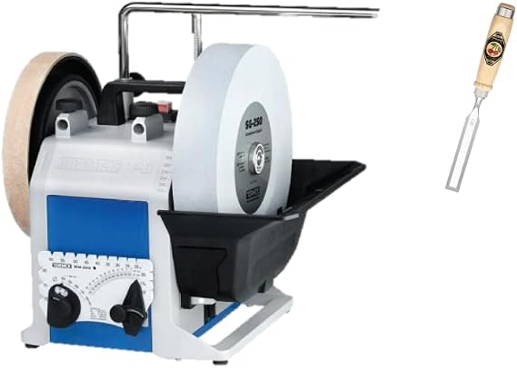 Tormek T-8 Original + Kirschen Chisel Water Cooled Sharpening System for Edge Tools US Version English Handbook