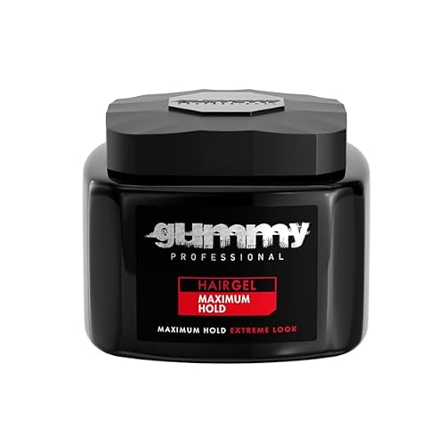 Gummy Professional Hair Gel for Men and Women Strong Hold Styling Gel for Slick Back Looks, Curls, Braids, Twists, and Edge Control Clear Gel for Shine, Neat Styles, and Conditioning 700ml
