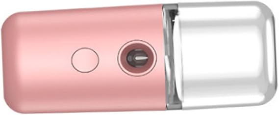 Nano Facial Mist Spray Portable Mini USB Water Face Humidifier Hydration for Women Pink