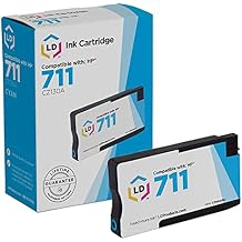 LD Products Remanufactured Ink Cartridge Replacement for HP 711 CZ130A (Single Cyan) Compatible with HP DesignJet: T120, T125, T130, T520, T525 24In, T525 36In, T530 24In, T530 36In