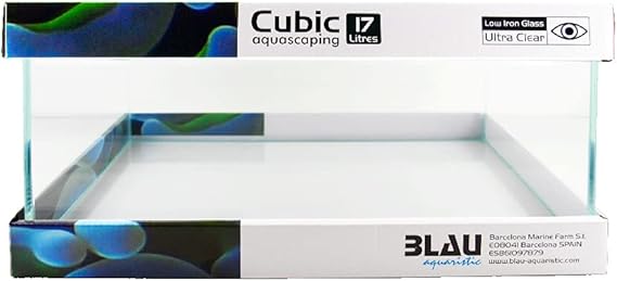 Blau Aquaristic Cubic Aquascaping 17 Shallow, Clear