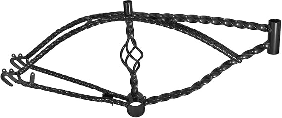 Lowrider Bike 20 Cage Twisted Frame Black.
