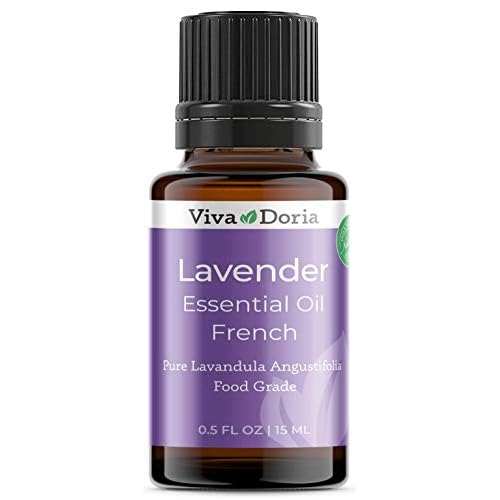 Viva Doria Lavender Essential Oil, 100% Pure, Natural Essential Oil, Undiluted, for Aromatherapy | Food Grade, 15 mL 0.5 Fluid Ounce