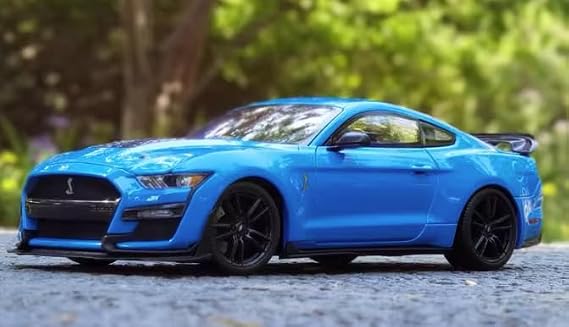 FloZ for Maisto for Ford for Mustang 2020 for Shelby for GT500 Blue 1:18 Truck Pre-Built Model