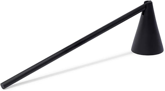 Skeem Candle Snuffer - Luxury Matte Black Candle Extinguisher - Brass Candle Snuffer, Perfect Accessory for Candle Lovers
